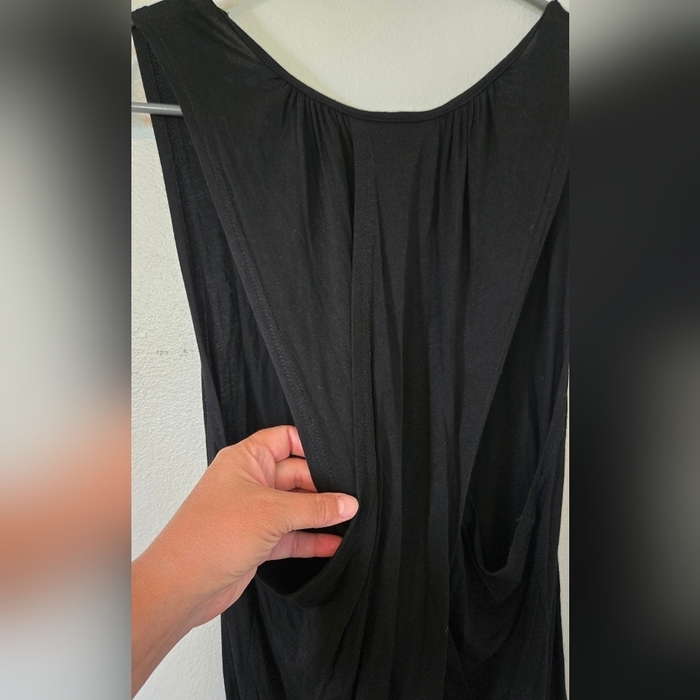 Black Racerback Tank Size XL - Picture 2 of 5